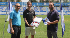 Emilio Bernad, mejor jugador de la temporada en el Sabadell