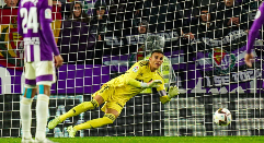 Jordi Masip cumple 100 partidos en Primera División con el Valladolid