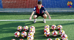 Miguel Expósito, máximo goleador juvenil del Mercantil