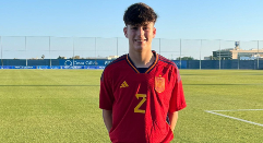 Raúl Expósito, convocado con la selección española sub-17